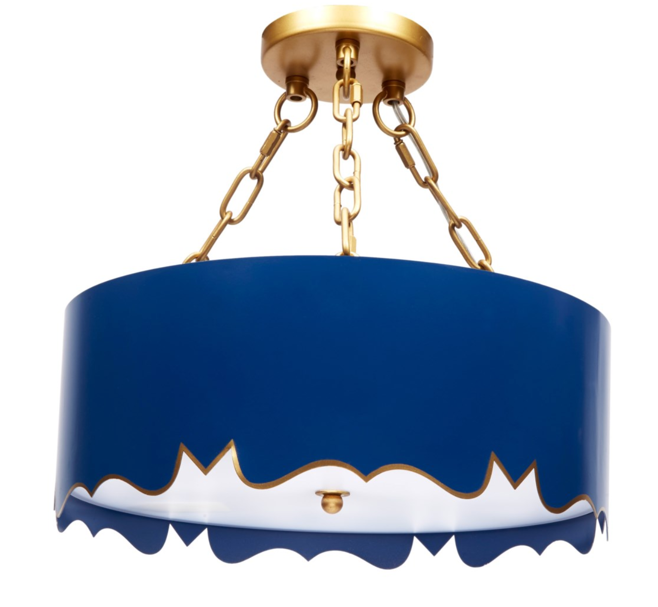 Navy blue light top fixture